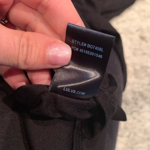 Lulus long sleeve black turtle neck dress medium - Picture 8 of 8